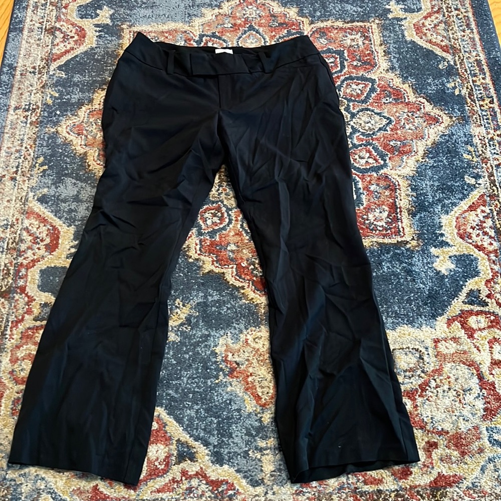 Perfect black dress pants great condition Curvy fit